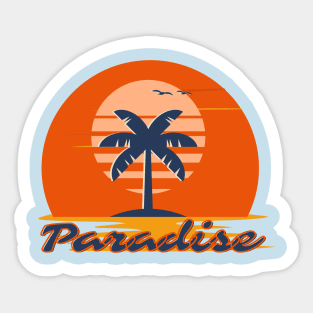 Tropical Paradise Sticker